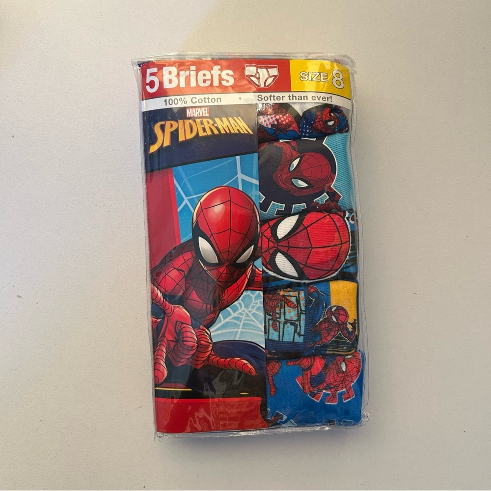 Marvel Spider-Man Kids' Briefs in Red and Blue